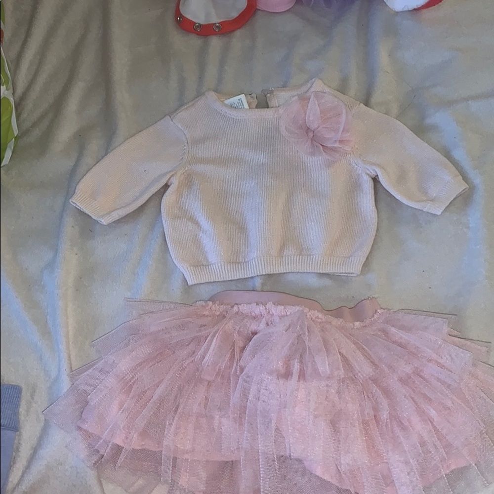 🖤 Never worn tutu and sweater set